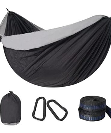 Double Camping Hammock Set Lightweight Hammock with Tree Straps