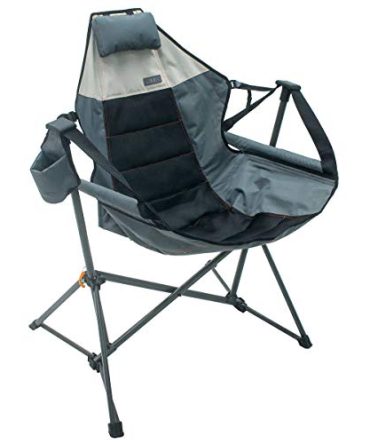 Rio Foldable Hammock Chair Lounger - Grey