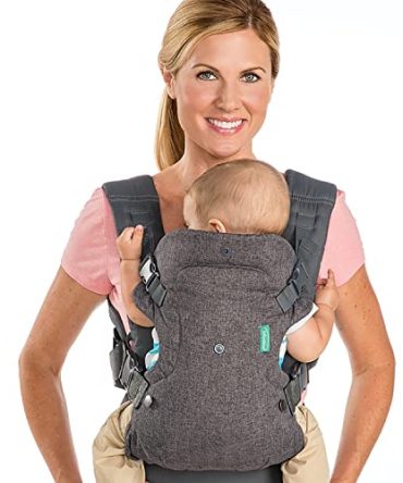 Front and back carry for newborns and older babies