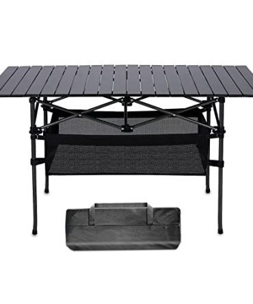 Camping Table with Storage Lightweight