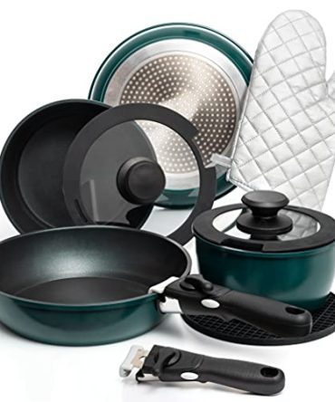 Aluminum Pots And Pans Set Nonstick