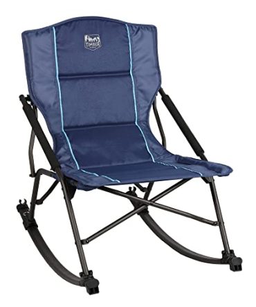 Outdoor Folding Rocking Chair with Steel Frame