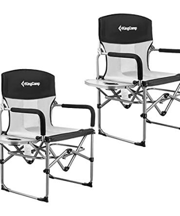 Camping Chairs for Adults with Side Table Heavy Duty Supports 300lbs for Outdoor