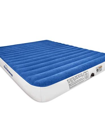 Air Mattress with Eco-Friendly PVC - Included Rechargeable Air Pump