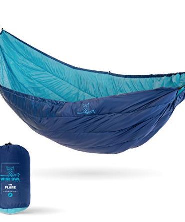 Single and Double Hammock Underquilt for Camping