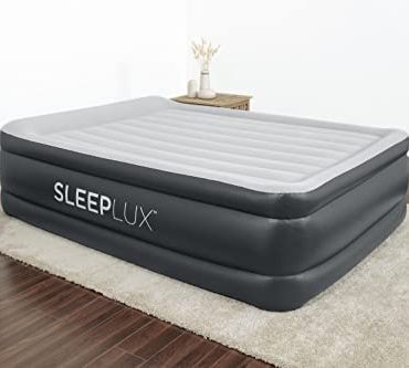 SLEEPLUX Durable Inflatable Air Mattress with Built-in Pump