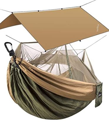 Hammock with Net & Sunyear Rain Fly Tent Tarp