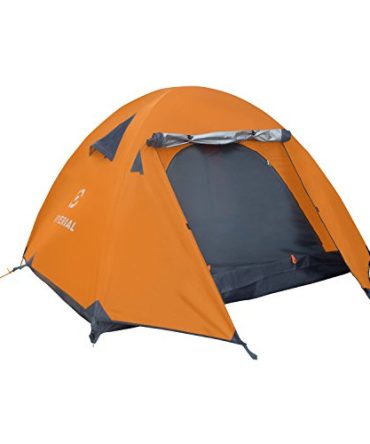 Winterial Three Person Tent - Lightweight 3 Season Tent with Rainfly