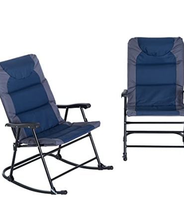 Patio Furnitur Outdoor Rocking Chair Set