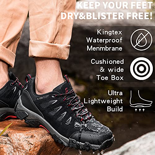 SHULOOK Men's Waterproof Hiking Shoes