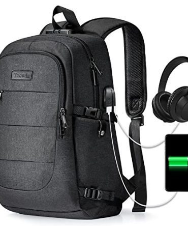 Travel Laptop Backpack Water Resistant with USB Charging Port