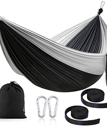 Camping Hammock, Single Portable with 2 Tree Straps for Outdoor