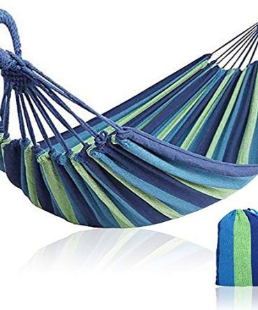 Single/Double Outdoor Garden Camping Rainbow Hammock