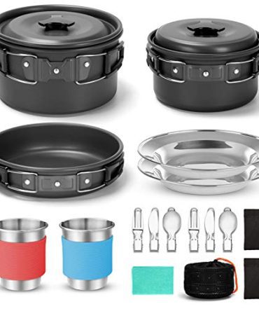 Camping and Hiking Cookware Mess Kit