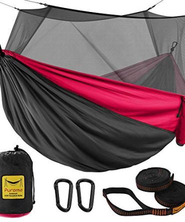 Double & Single Camping Hammock with Net