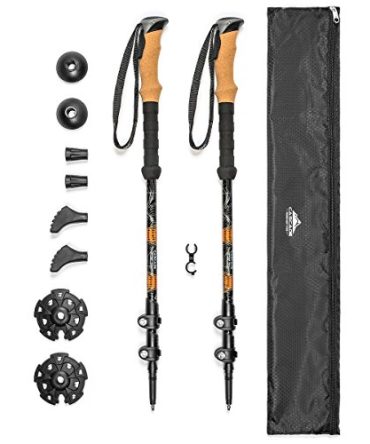 Hiking Walking Sticks with Adjustable Locks