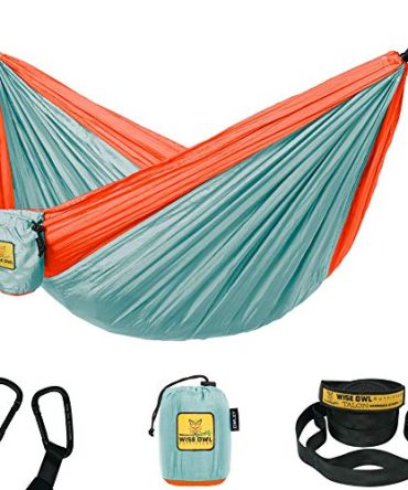 Kids Small Camping Hammock, Tree Straps and Carabiners for Indoor/Outdoor Use