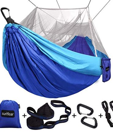 Portable Double Hammock with Net