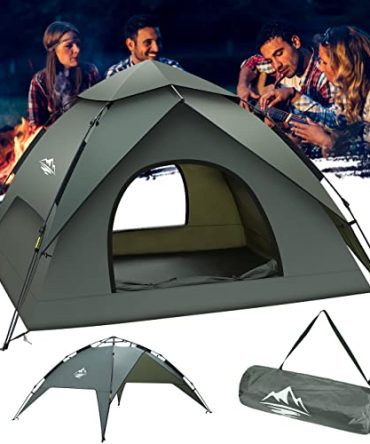 Instant Family Dome Tent with Shelters - Waterproof, Quick Setup, and Spacious