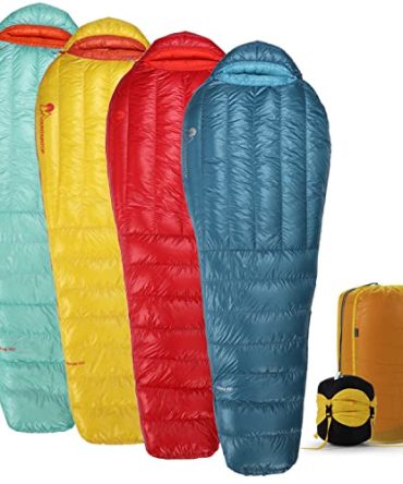 Sleeping Bag Fill Power Duck Down Suits for 32 20 Degree F for Camping Hiking Backpacking