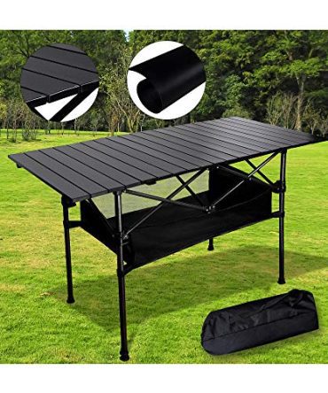 Easy Carry Picnic Folding Table with Storage Bag