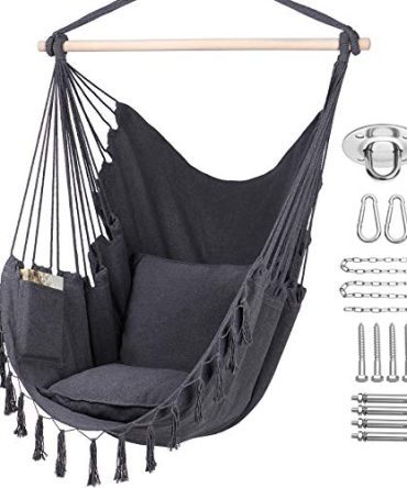 Relaxation Oasis Macrame Hammock Chair: Your Cozy Cocoon 🌴