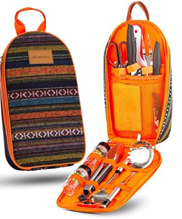 Cooking Utensil Set Travel Organizer Grill