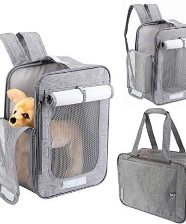 Mornajina Pet Backpack Carrier for Small Dogs and Cats