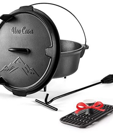 Cookware Hiking Cast Iron Camping Dutch Oven