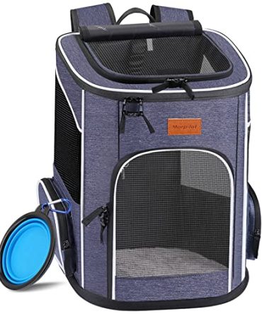 Foldable Cat Backpack Carrier for Small Cats and Dogs