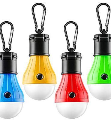 Tent Light 4 Packs Clip Hook Hurricane Emergency Lights