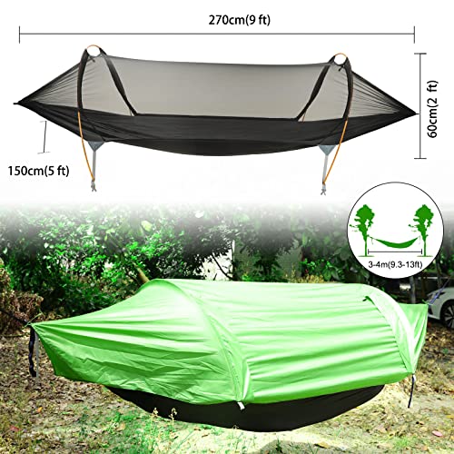 Hammock Tent with Rain Fly Tarp and Mosquito Net