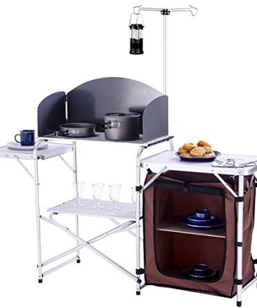 Folding Cooking Table Outdoor Portable Cook