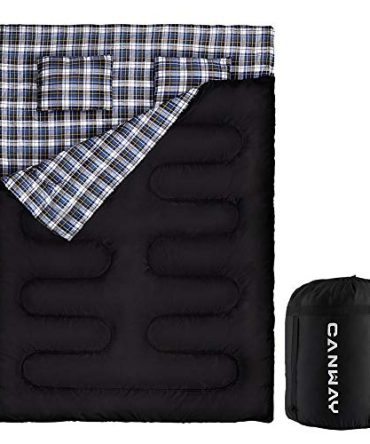 Flannel Lightweight Waterproof 2 Person Sleeping Bag