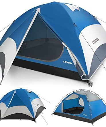 Luxcol 4 Person Camping Tent-Waterproof Dome Tent