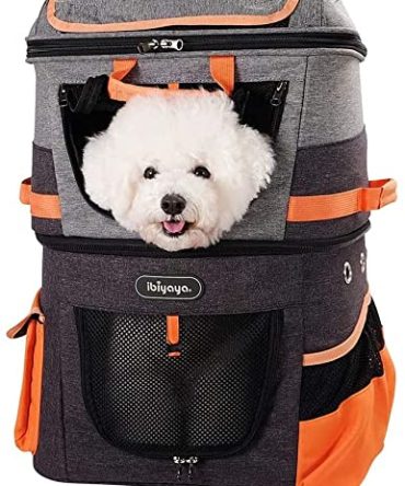 Double-Compartment pet Carrier Travel Backpack