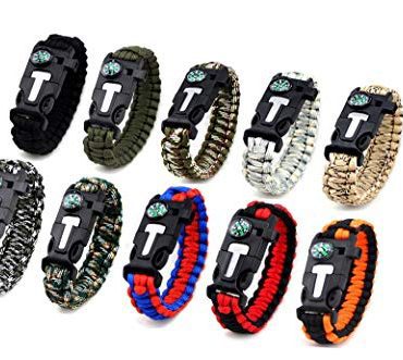 Bracelet Survival Gear with Compass