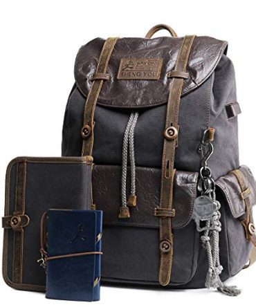 Leather Backpack for Men - Waterproof made for hiking