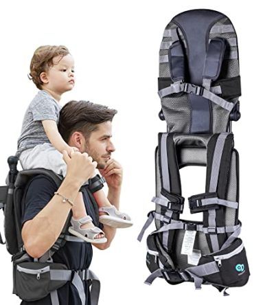 360°Adjustable Safe Backrest Baby Hiking Backpack Carrier