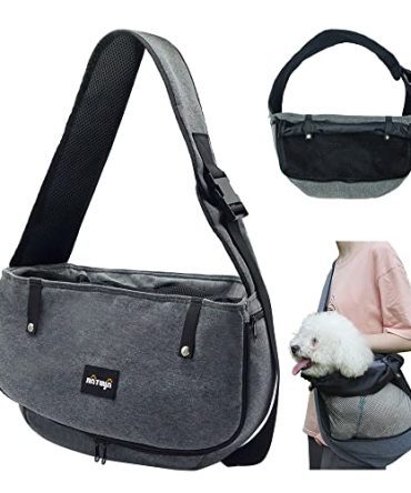 Small Dog Carry Travel Bag with Adjustable Padded Strap