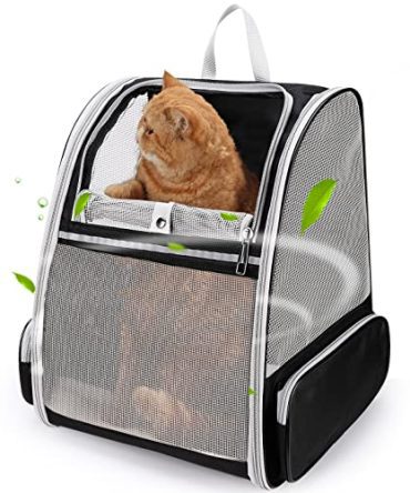 LOLLIMEOW Pet Carrier Backpack for Dogs and Cats