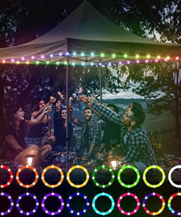 Waybelive LED Canopy and Umbrellas Rope Lights