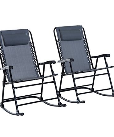 Lawn Chair Beach Reclining Folding Chairs with Pillow