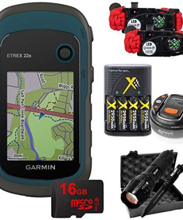 Camping & Hiking Bundle Rugged Handheld GPS with 16GB