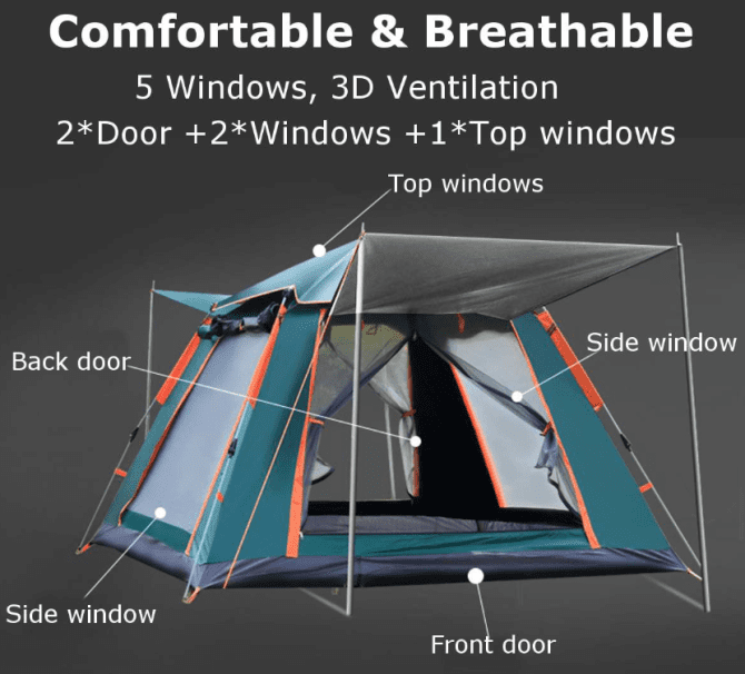 6-7 People tent