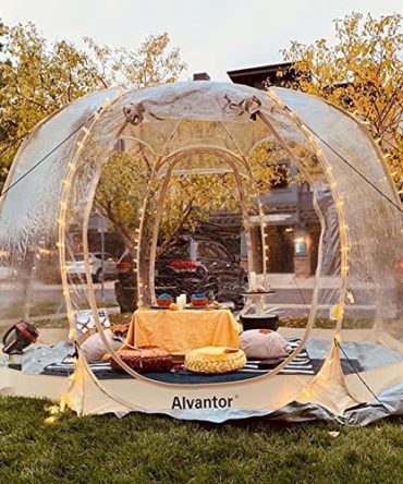 Alvantor Pop Up Bubble Tent - 8-10 Person Screen House for Patios