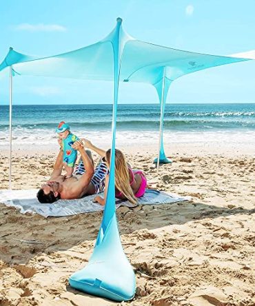 SUN NINJA Pop Up Beach Tent Sun Shelter