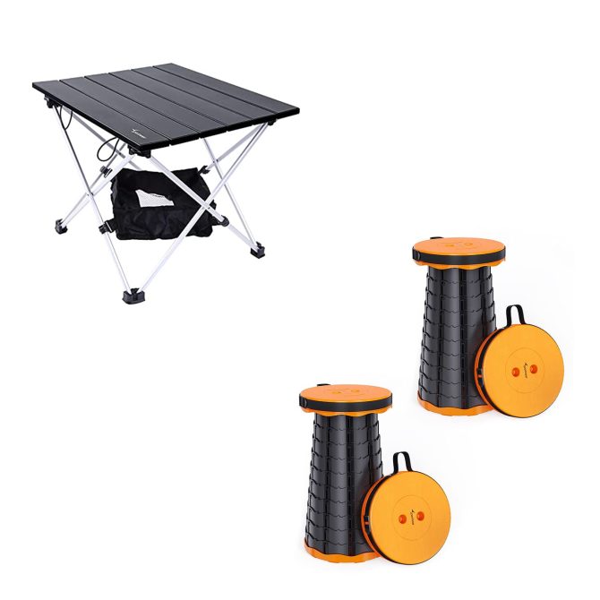 Lightweight Aluminum Portable Camping Table