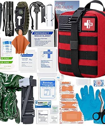 Trauma First Aid Kit with Survival Gear