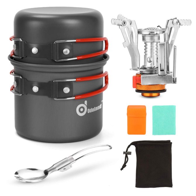 Cookware Mess Kit with Lightweight Pot